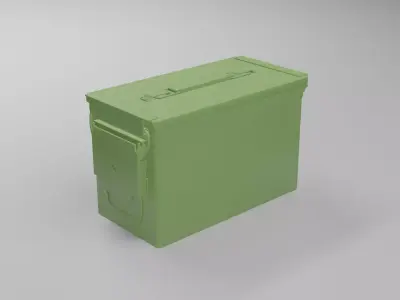 Grenade military Box for games and CG projects  Low-poly 3D model
