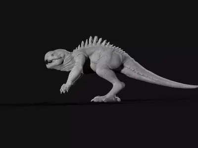 Creature with claws 3D model