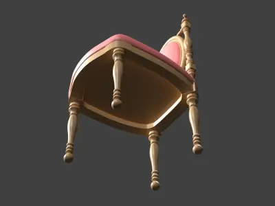 antique chair 3D model Free 3D model 3D model