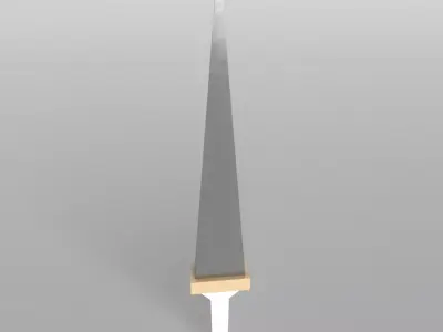 Lowpoly Sword 003 Free low-poly 3D model