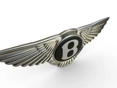 bentley logo 3D model V3