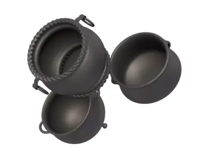 Cauldron collection 3D model