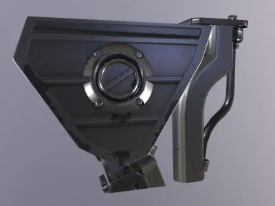 Corner Low-poly 3D model