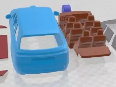 Lixiang L9 2024 Printable Car  3D print model