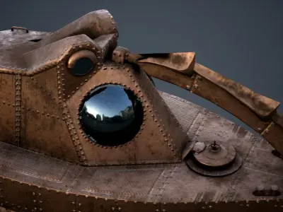 Nautilus 20000 Leagues Under the Sea Low-poly 3D model
