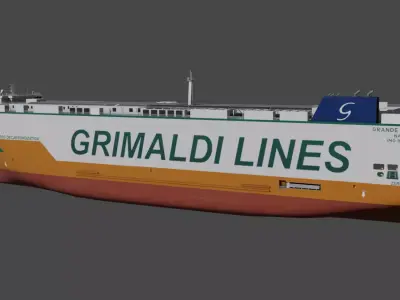 PCTC Grande Shanghai Low-poly 3D model