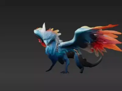 Bird 3 by Tripo Free 3D model