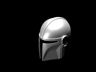 Helmet 3D model in Star War Low-poly 3D model