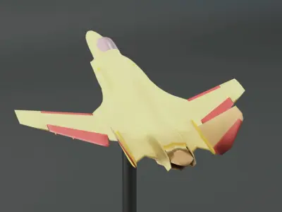 Fictional Fighter 3D print model