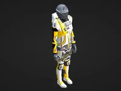 Robot Soldier - Assault Soldier Low-poly 3D model shop