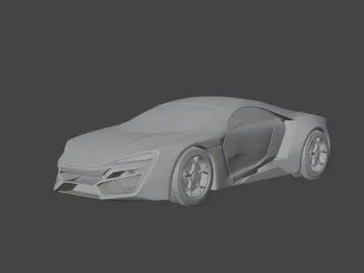 Lykan Hypersport Free 3D model