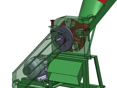 Feed Cutting Crusher  3D model