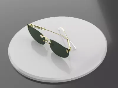 Glasses 3D model