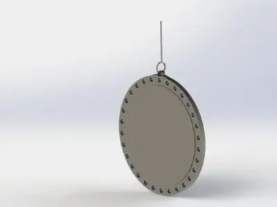 manhole cover 3D model