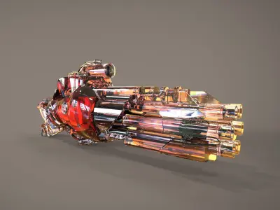 Scifi Rifle 3D model purchase