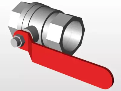 Ball Valve Free 3D model purchase