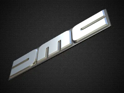 dmc logo 3D model