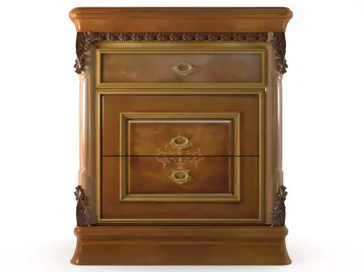 bedside table 3D model