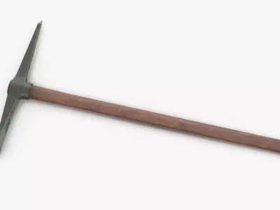 Pickaxe Low-poly 3D model