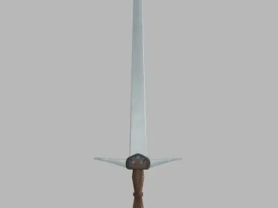 Sword Warrior Sword Low-poly 3D model