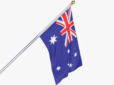  Australia Cloth Flag Wall Mount Animated 