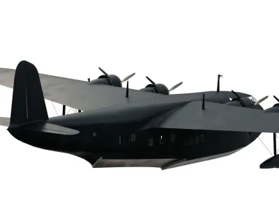Flying Boat 3D model by stationary94
