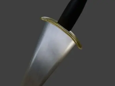 Cinquedea Sword 3D model