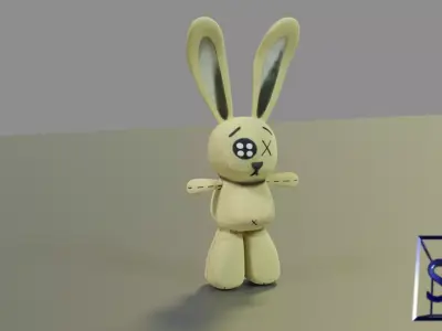 Bunny Toy 3d Model 3D model