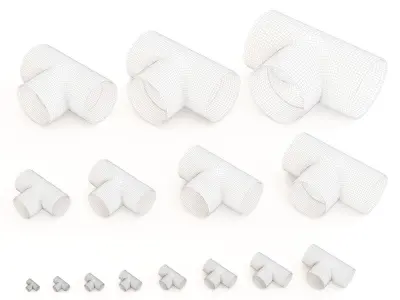 Pipe fitting vol 13 3D model