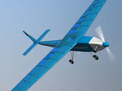 RC Airplane 3D model