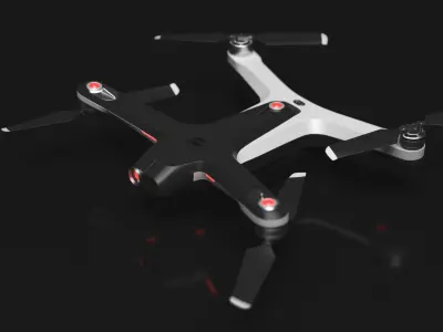 Dron - Skydio 2  3D model