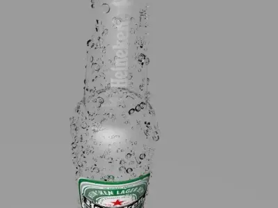 Beer Bottle 3D model