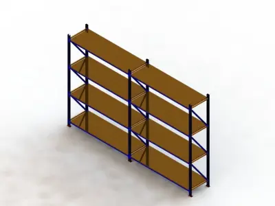 Industrial Rack  3D model