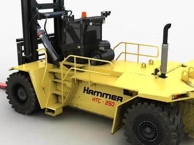 Forklift Heavy Load 3D model
