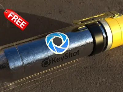 gas container Free 3D model