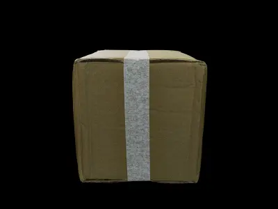 Anydrafts Paper box 01 Low-poly 3D model