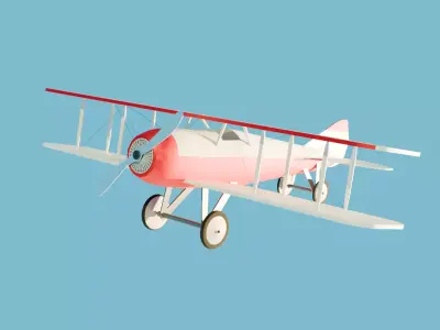 airplane Low-poly 3D model