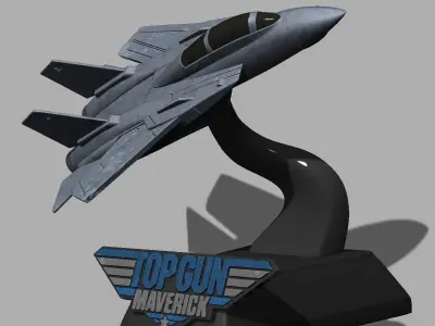 F-14 TOMCAT MAVERICK TopGun 3D print model