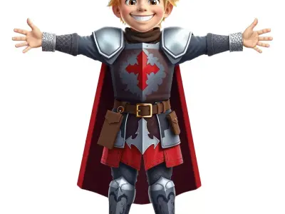 Valiant Knight model pack Low-poly 3D model