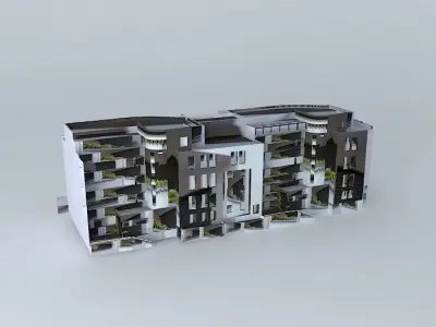 Part 01 Residence Free 3D model