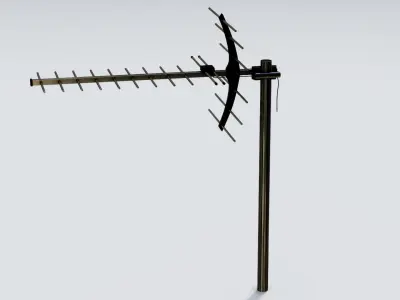 Antenna 15 Low-poly 3D model