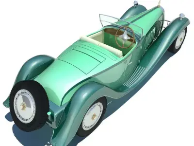 Bugatti Type 41 Royale Esders 3D Model 3D model