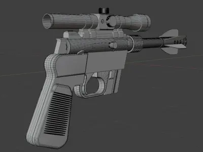 DL-21 B star wars gun 3D model