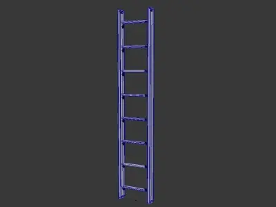 Ladder 3D model Free low-poly 3D model