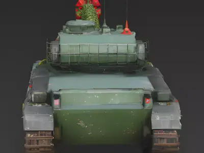 Valentine Vanguard Tactical Truck 3D Model Low-poly 3D model