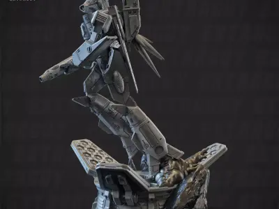 BF-1J Bald Terry 135mm Static 3D print model