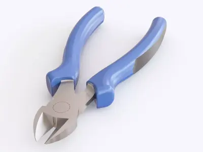 Plier 02 3D model