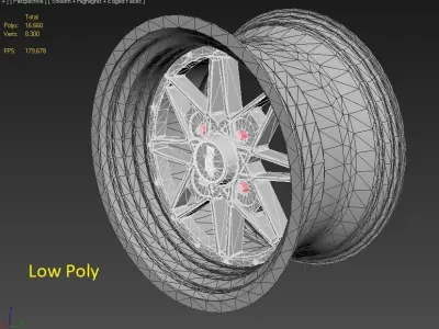 Work Equip 03 Low-poly 3D model