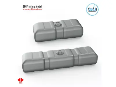 Vehicle Fuel Tank 3D print model