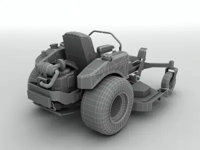 SCAG Tiger Cub Industrial Riding Mower 3D model